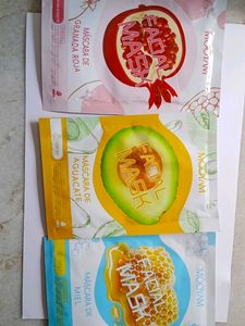 🤩3-Pack Facial Masks (Pomegranate, Avocado, Honey