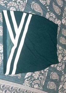 Green &amp; White Striped Cami Top