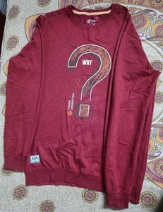 Maroon Graphic Sweatshirt