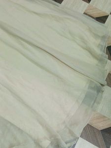 Elegant Cream Ethnic Gown