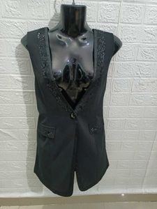 Western Off Shoulder Jacket Long Length