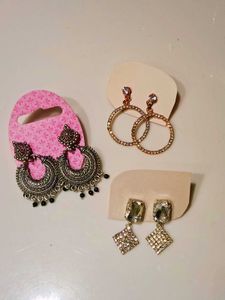 [COMBO OF 3] Party wear earrings set
