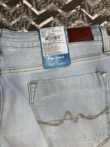 Light Wash Distressed Jeans