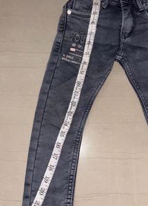 Stylish Grey Denim Jeans