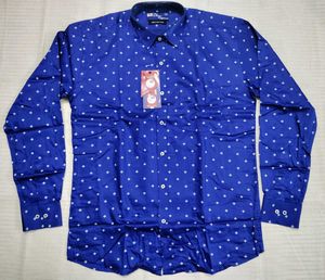 Men's Blue Full sleeve Shirt