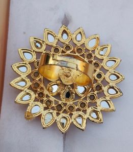 Beautiful Kundan Colourfull 5 Big Rings