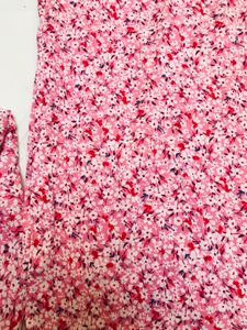 Pink Floral Kurta Set