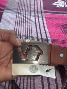 Versace Leather Belt