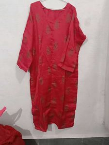 Vibrant Red Kurti
