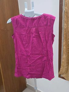Willis Sport Vibrant Pink Sleeveless Kurta