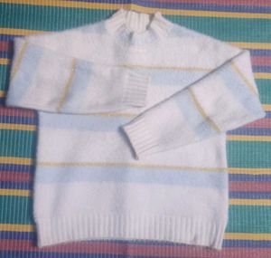 Striped Knit Pullover
