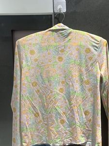 Floral Print Button-Up Shirt
