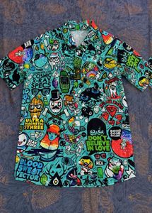 Men's Graphic Print Short Sleeve Shirt
