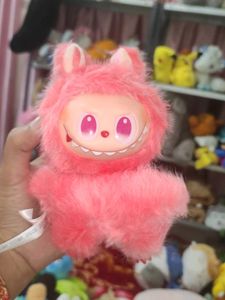 Pink Fluffy Monster Labubu Plushie