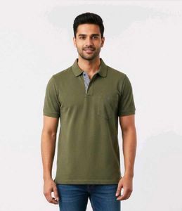 Men's Calvin Klein Olive Green Polo Shirt