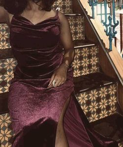 Elegant Velvet Gown