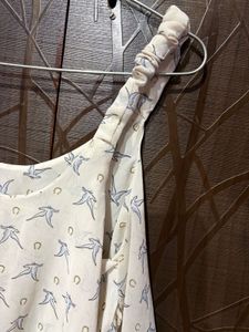 Chic Bird Print Tank Top