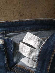 CK Blue Distressed Skinny Jeans