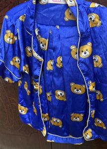 Cute Teddy Bear Pajama Set