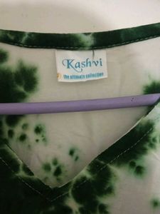 Green Tie-Dye kaftan cordSet