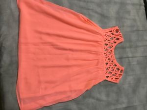 Ginger Neon Peach Top