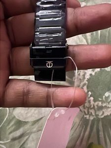 Titan Black Metal Watch