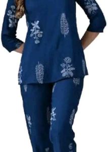 Floral Print Night Suit
