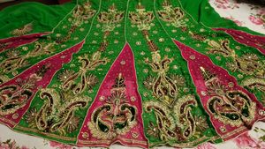 Embroidered Lehenga Choli Skirt Saree