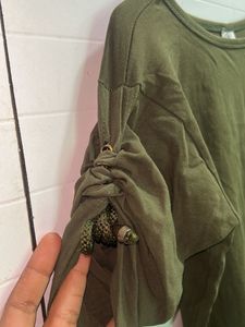 Olive Green Relaxed Fit T-shirt