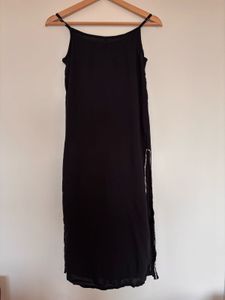 Elegant Black Slip style kurta and pant set