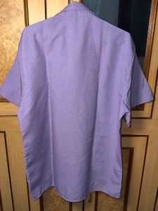 Men's oversized Short Sleeve Button-Up Shirt