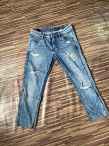 Calvin Klein Distressed Blue Jeans