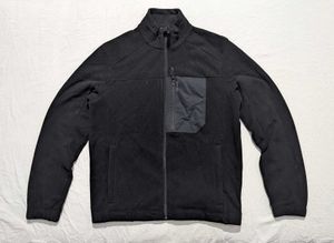 Men's Black Fleece Jacket