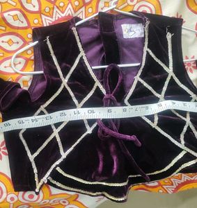 Velvet Party Crop Top high quality v