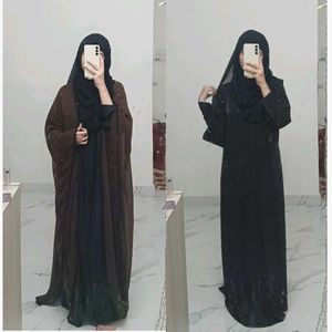 Combo Of 2 Abaya With Two Scarf For Free