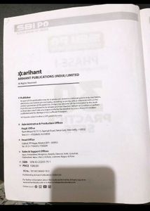SBI PO Phase. Exam Prep Book