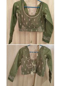 Stunning Olive Green Lehenga Choli set