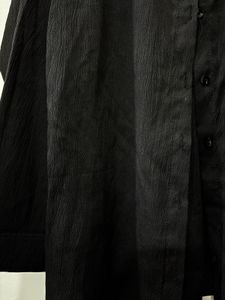 Classic Black Long Sleeve Button-Up Shirt