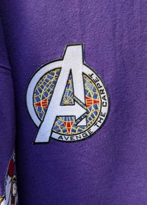 Purple Avengers Quarter Zip Sweatshirt