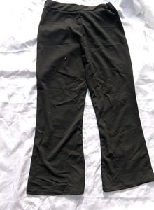 Stylish Bootcut Pants with Gold Chain Detail