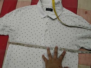 Zara Star Pattern Polo Shirt