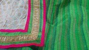 Green punjabi suit with Dupatta