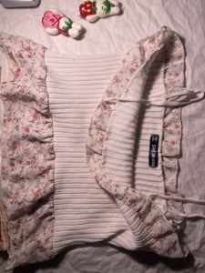 Floral Crop Top one size