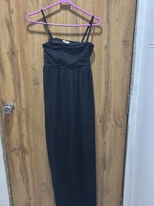 Black Lace Maxi Dress