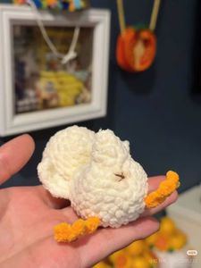 Cute Crochet Duck Figurine
