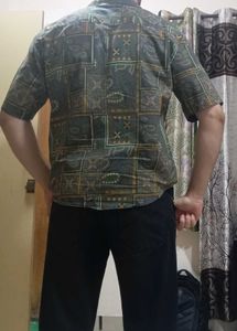 Men's Short Sleeve Printed Shirt