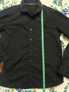 Urban Rebel Black Long Sleeve Shirt