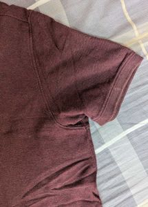 Men's Maroon Polo T-Shirt