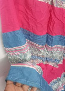 Pink &amp; Blue Cotton Skirt 🩷🩵