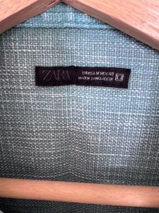 WASHED TEXTURED SHIRTBROWN / TAUPE - REF